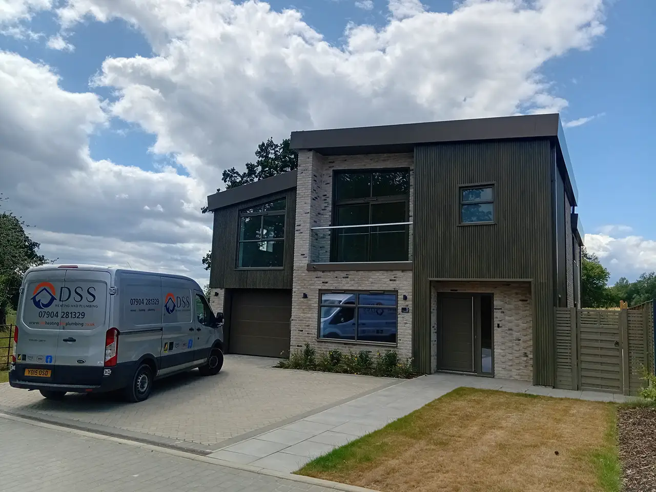 DSS Van outside house