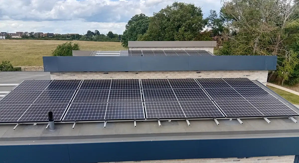 Solar Panel installed on roof