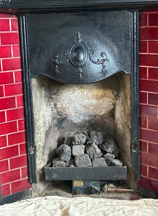 damaged chair brick