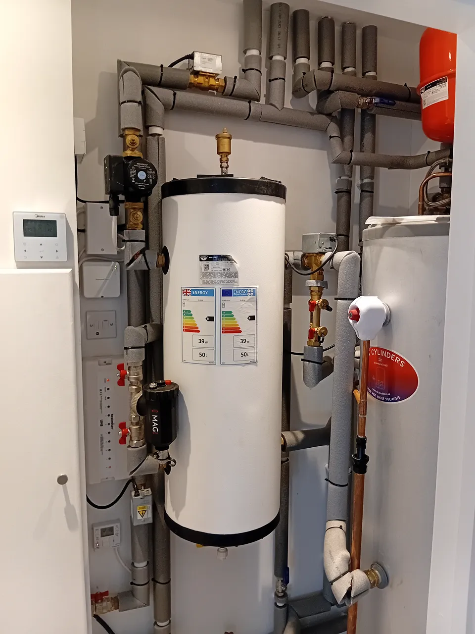 Boiler install in cupboard