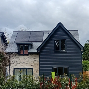 direct view solar panel roof