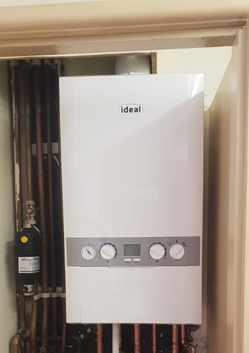 installed combi boiler
