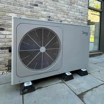 installed air source heat pump
