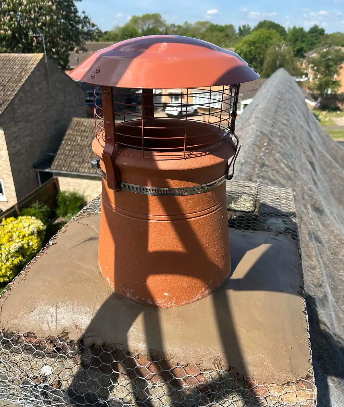 repaired chimney in over