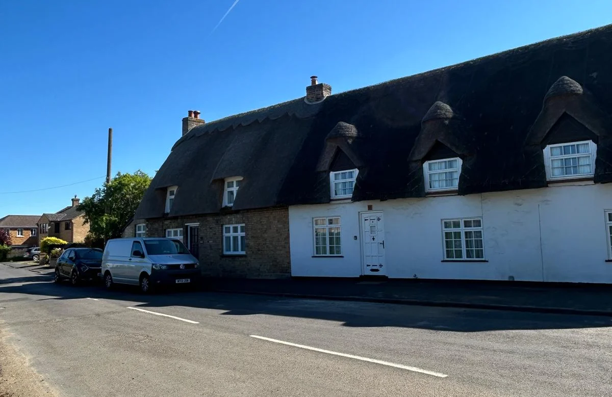 house and chimney before repair